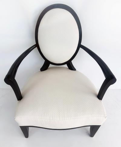 Barbara Barry Barbara Barry for Baker Furniture Oval X Back Club Chair