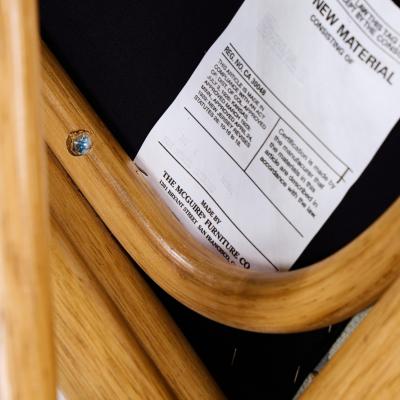 Barbara Barry Barbara Barry for McGuire Caned Lounge Chairs Pair and Ottoman