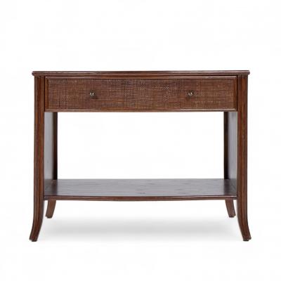 Barbara Barry Barbara Barry for McGuire Rattan Nightstands Pair