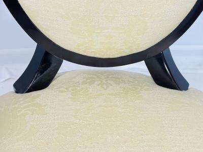 Barbara Barry Pair of X Armchairs by Barbara Barry for Baker Furniture USA 21st Century