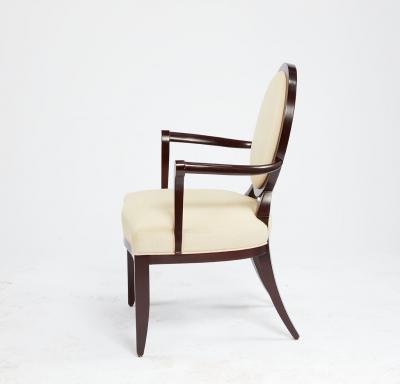 Barbara Barry Set of 8 Oval X Dining Chairs by Barbara Barry for Baker