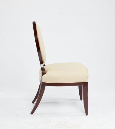 Barbara Barry Set of 8 Oval X Dining Chairs by Barbara Barry for Baker