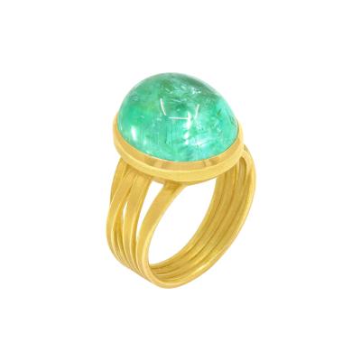 Barbara Heinrich Certified Paraiba Tourmaline Gold Ring Barbara Heinrich 2025