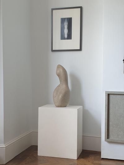 Barbara Hepworth Vintage abstract stone sculpture