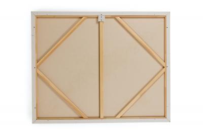 Barbara Kiskovski Abstract Mixed Media Gold Textural Painting on Canvas