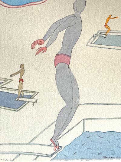 Barbara Nessim Swimmers and Divers