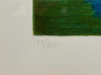 Barbara Wood Art Deco Monumental Oil on Paper USA 20th c 