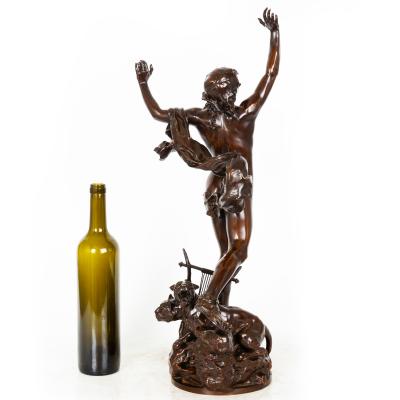 Barbedienne French Bronze Sculpture Sorrow of Orpheus by Raoul Verlet