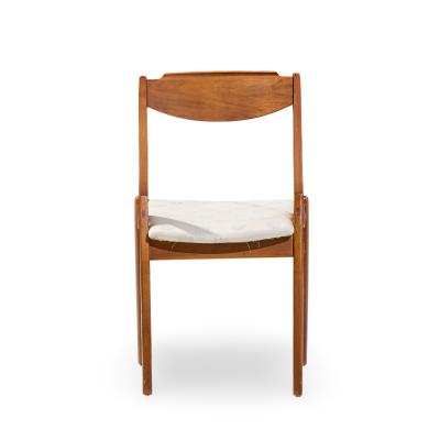 Barney Flagg Barney Flagg for Drexel Parallel Mid Century Walnut Dining Chairs Set of 4