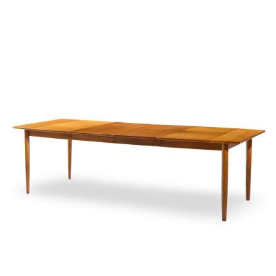 Barney Flagg Barney Flagg for Drexel Parallel Walnut Expanding Dining Table with 2 Leaves