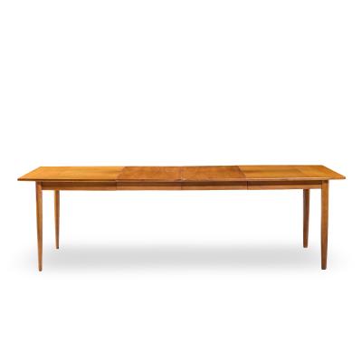Barney Flagg Barney Flagg for Drexel Parallel Walnut Expanding Dining Table with 2 Leaves