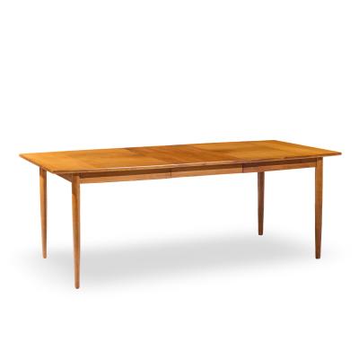 Barney Flagg Barney Flagg for Drexel Parallel Walnut Expanding Dining Table with 2 Leaves
