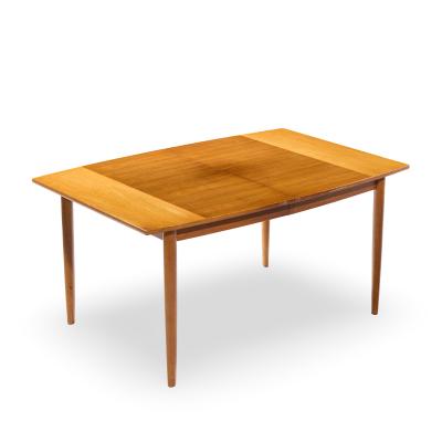 Barney Flagg Barney Flagg for Drexel Parallel Walnut Expanding Dining Table with 2 Leaves