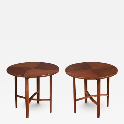 Barney Flagg Mid Century Parallel Side Tables by Barney Flagg for Drexel