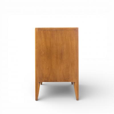 Barney Flagg Mount Airy Facade Mid Century Walnut and Brass Credenza and Hutch