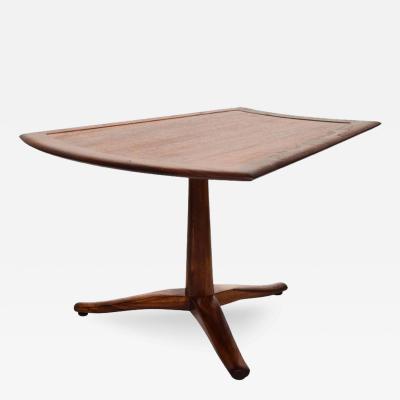 Barney Flagg Side Walnut Table Parallel by Barney Flagg for Drexel