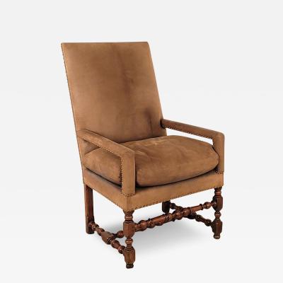 Baroque Continental Armchair Probably Italian