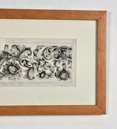 Baroque Period Engraving Italy circa 1800