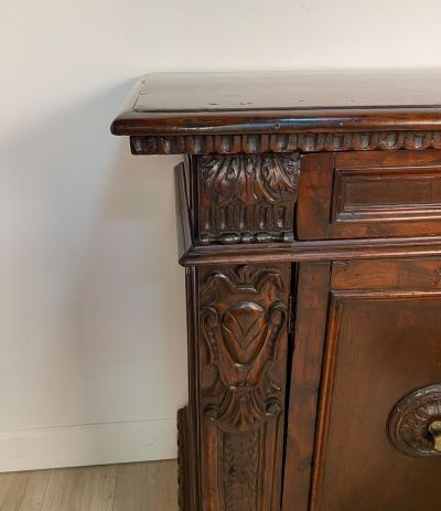 Baroque Style Walnut Credenza in 17th Century Style circa 1870