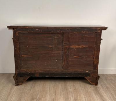 Baroque Style Walnut Credenza in 17th Century Style circa 1870