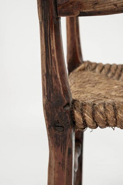 Baroque Swedish Armchair Hand Carved from Beechwood and Ash