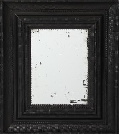 Baroque carved ebonized frame Northern Italy Circa 1800 