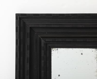Baroque carved ebonized frame Northern Italy Circa 1800 