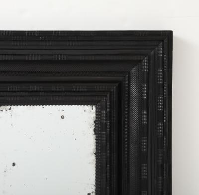 Baroque carved ebonized frame Northern Italy Circa 1800 