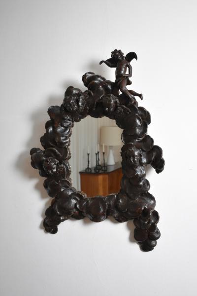 Baroque mirror XVIIth c 