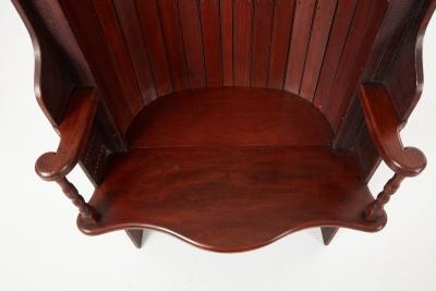 Barreled Back Wherry Chair