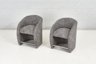 Barrell Chair Counter Stools Postmodern Preview 1990
