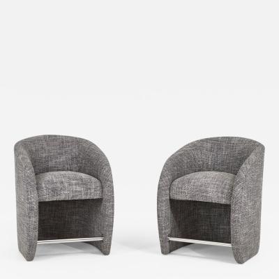 Barrell Chair Counter Stools Postmodern Preview 1990