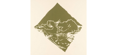 Barry Flanagan Green Diamond 1976