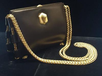 Barry Kieselstein Cord Barry Kieselstein Cord Brown Lux Leather Extra Long Double Chain Poc