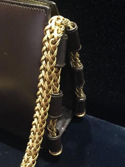 Barry Kieselstein Cord Barry Kieselstein Cord Brown Lux Leather Extra Long Double Chain Poc