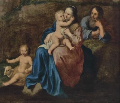 Bartholomeus Breenbergh Landscape with the Rest on the Flight to Egypt
