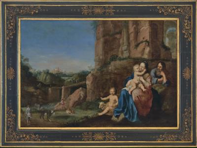 Bartholomeus Breenbergh Landscape with the Rest on the Flight to Egypt