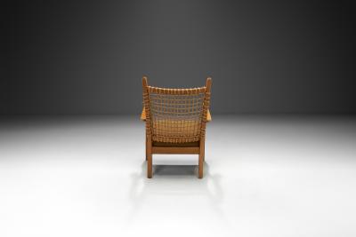 Bas Van Pelt Bas Van Pelt Easy Chair in Wicker for My Home Mid 20th Century
