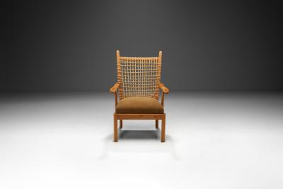 Bas Van Pelt Bas Van Pelt Easy Chair in Wicker for My Home Mid 20th Century