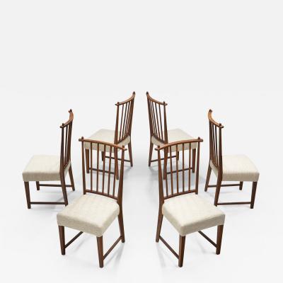 Bas Van Pelt Bas van Pelt Set of Six Dining Chairs for My Home The Netherlands 1930s