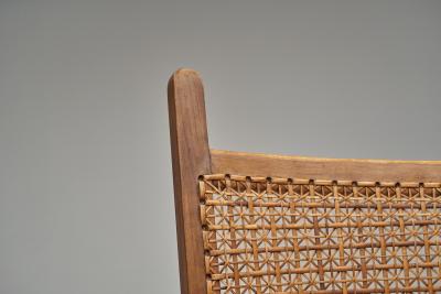 Bas Van Pelt Cane Back Armchair by Bas van Pelt Attr The Netherlands 1940s