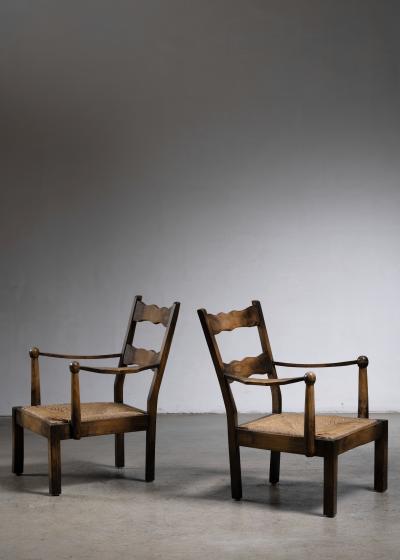 Bas Van Pelt Pair of Bas van Pelt armchairs
