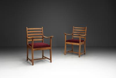 Bas Van Pelt Pair of Haagse School Armchairs by Bas Van Pelt The Netherlands ca 1930s