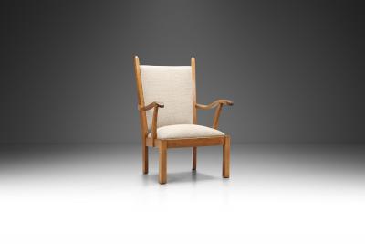 Bas Van Pelt Upholstered Armchair by Bas Van Pelt for My Home The Netherlands 1940s