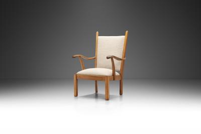 Bas Van Pelt Upholstered Armchair by Bas Van Pelt for My Home The Netherlands 1940s