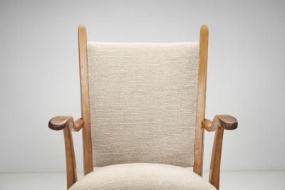 Bas Van Pelt Upholstered Armchair by Bas Van Pelt for My Home The Netherlands 1940s