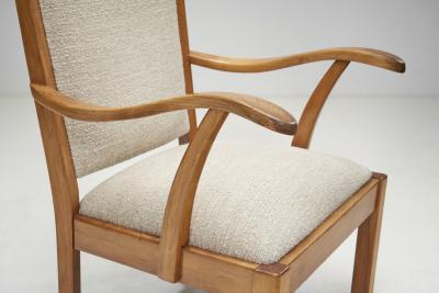 Bas Van Pelt Upholstered Armchair by Bas Van Pelt for My Home The Netherlands 1940s