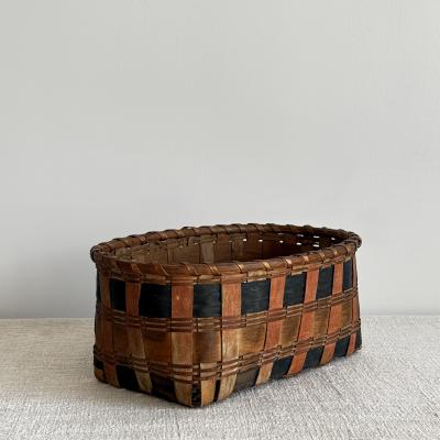 Basket Native American Northeastern Woodlands mid 19th century