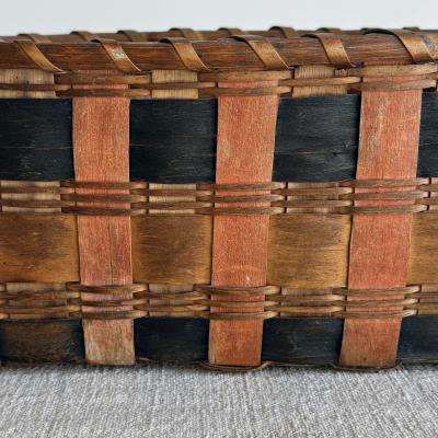 Basket Native American Northeastern Woodlands mid 19th century