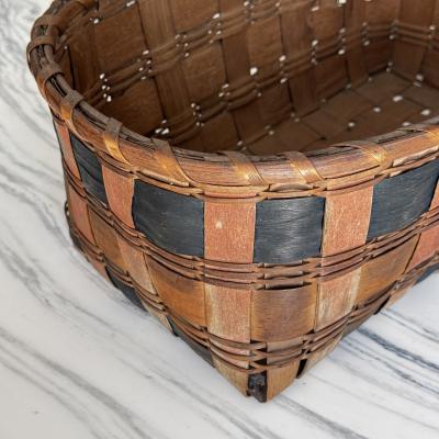Basket Native American Northeastern Woodlands mid 19th century
